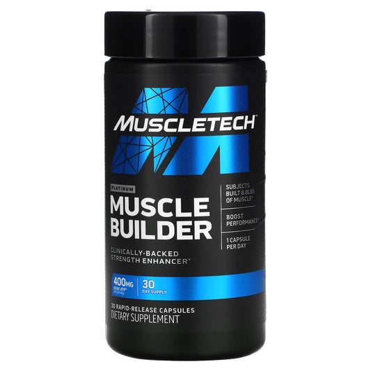 Muscletech Platinum Muscle Builder capsules strength enhancer - 30 capsules