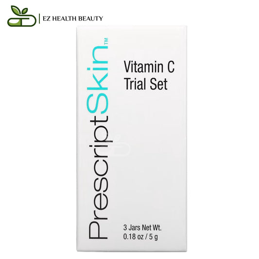 Vitamin C Trial Set To Lighten Skin PrescriptSkin 3 Jars 0.18 oz (5 g) Each