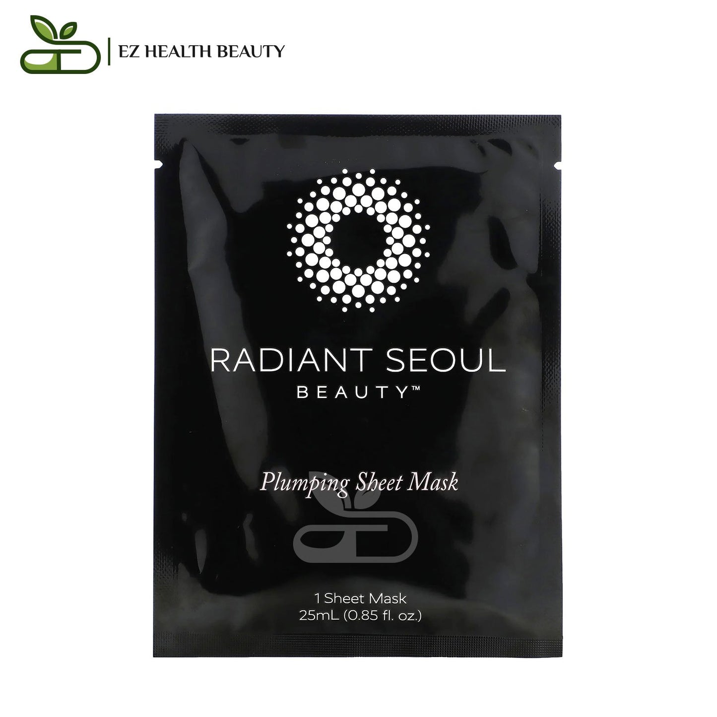 راديانت سول قناع ورقي لبشرة ممتلئة قناع ورقي واحد 0.85 أونصة (25 مل) Plumping Beauty Sheet Mask Radiant Seoul