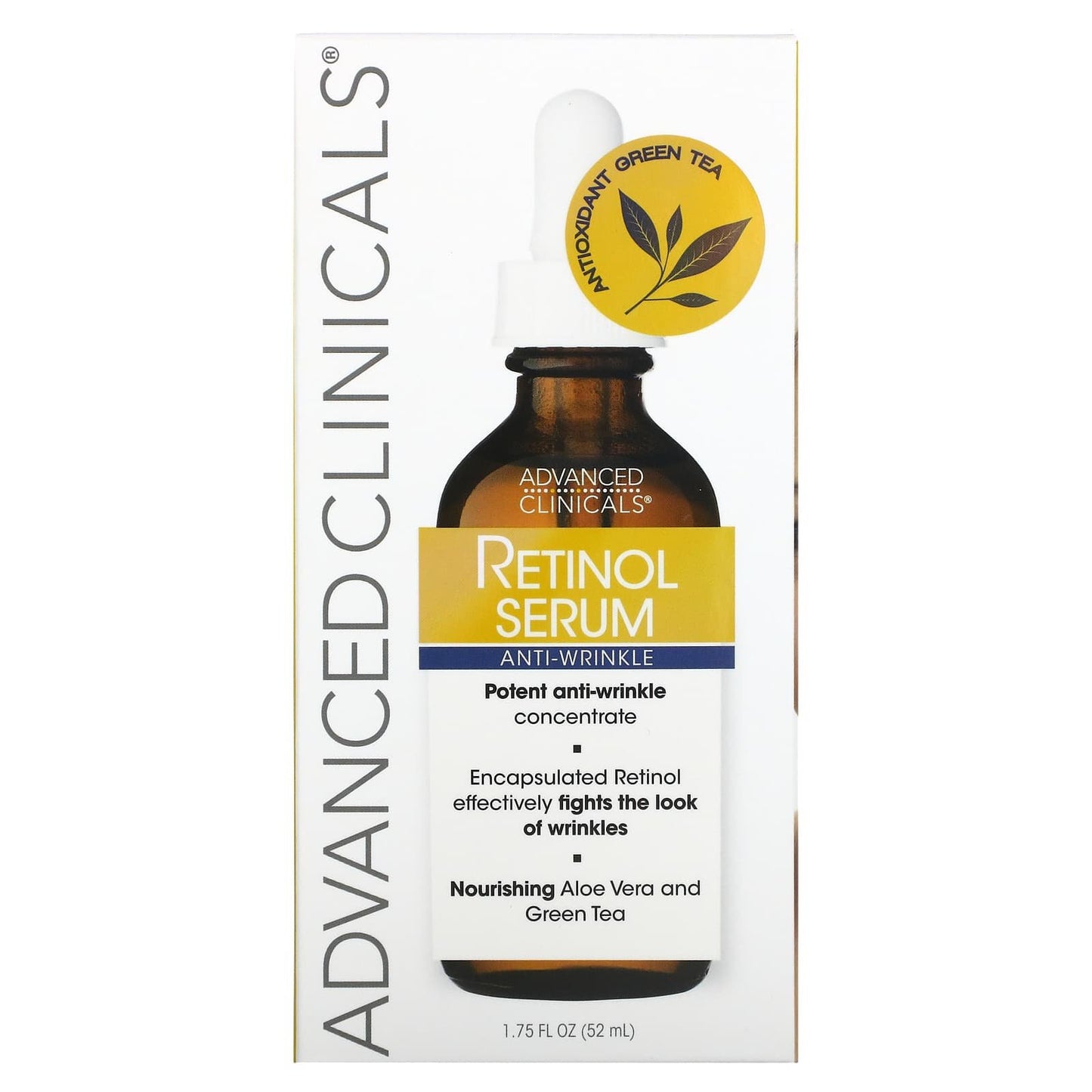 Advanced Clinicals Retinol Serum Anti Wrinkle and fine lines 52 ml