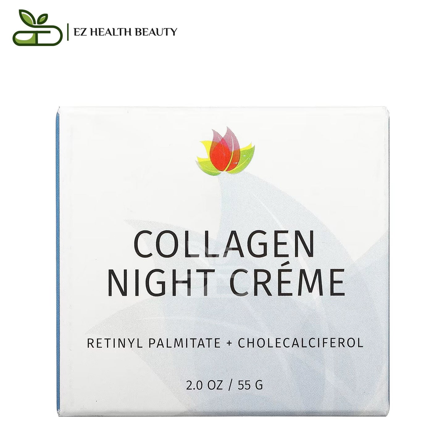 ريفيفا لابس كريم ليلي للوجه بالكولاجين 55 جم - Reviva Labs, Collagen Night Creme, 2 oz (55 g)