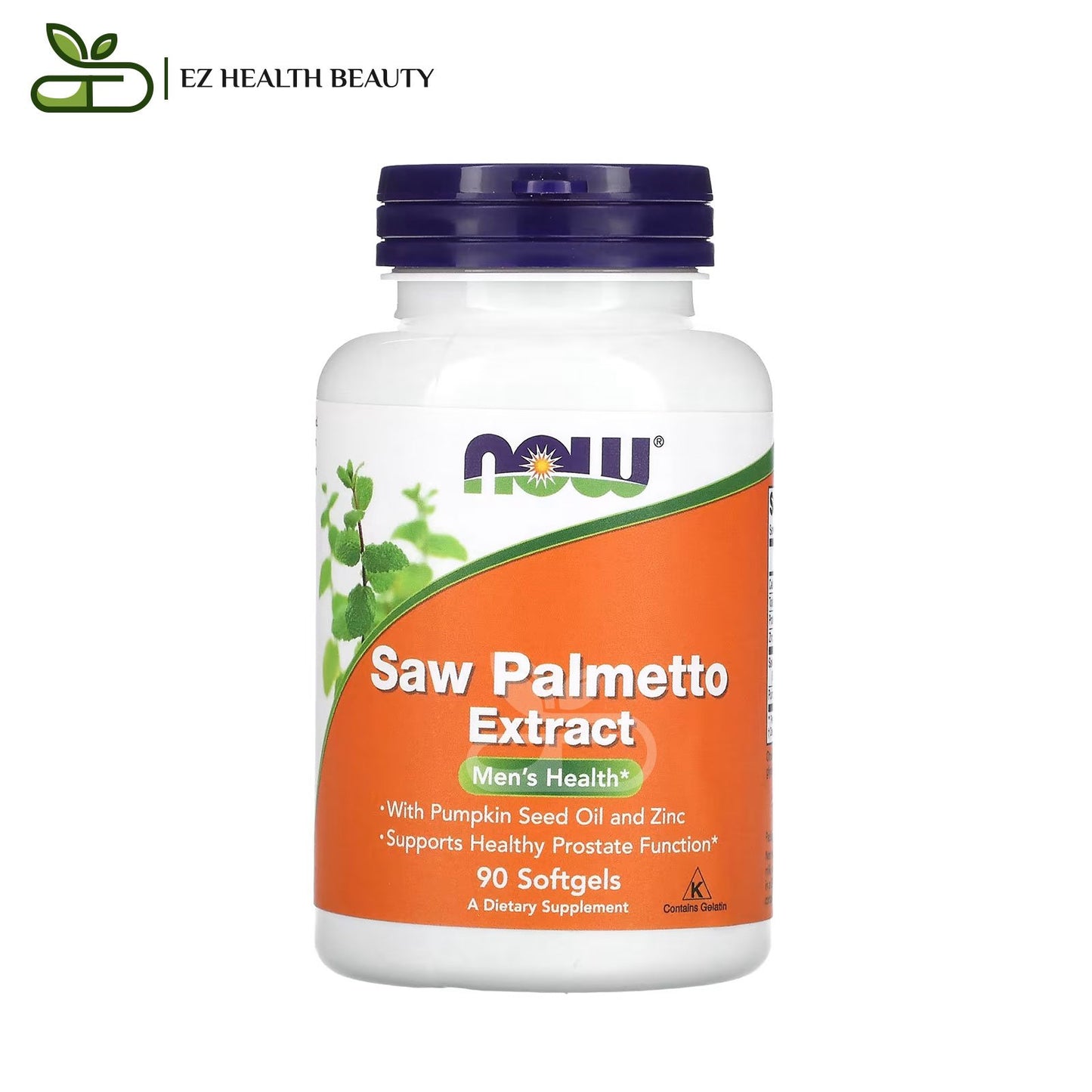 NOW Foods Saw Palmetto Extract 90 Softgels to treat impotence and erectile dysfunction