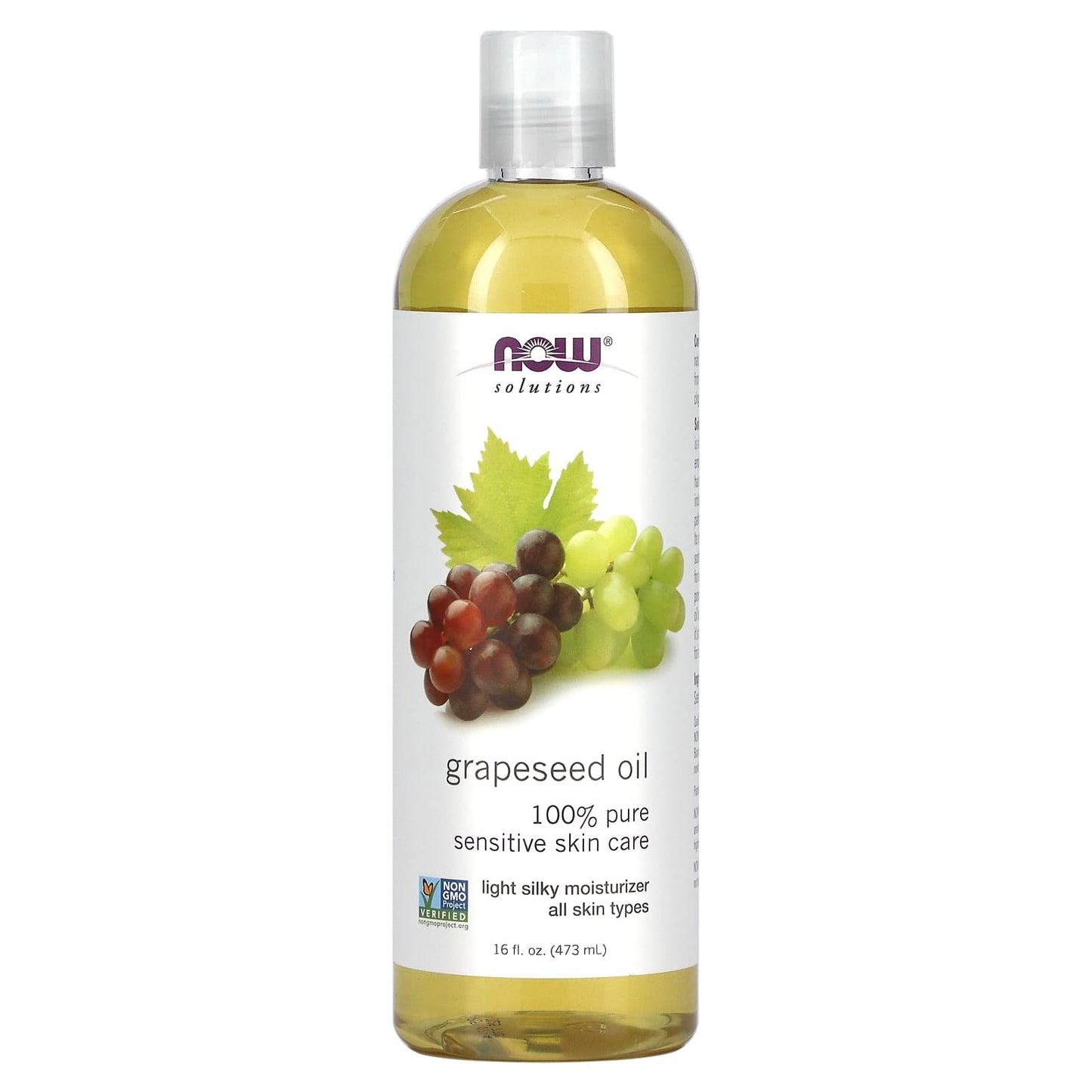 زيت بذر العنب للشعر والبشرة ناو فودز Now foods grapeseed oil 473 مل