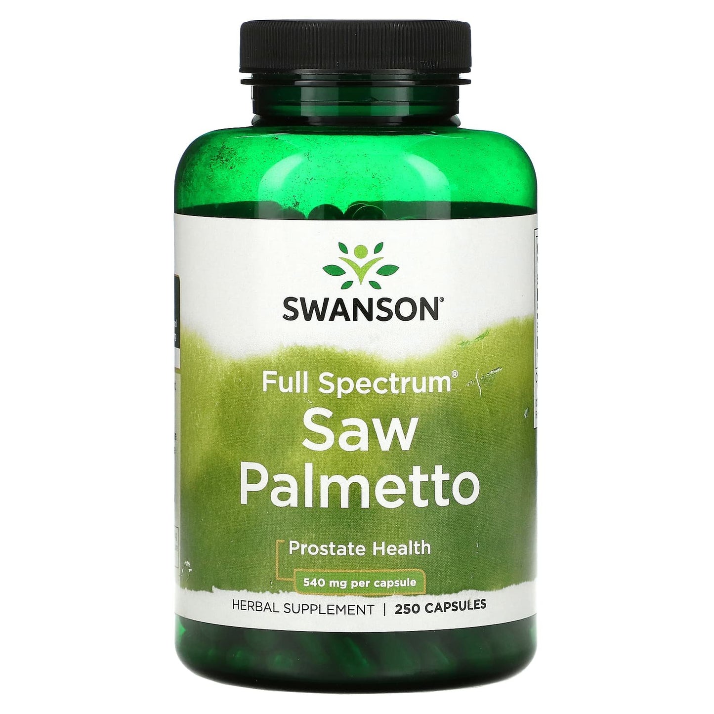 حبوب البلميط المنشاري للبروستاتا Saw Palmetto Swanson 540 ملجم 250 كبسولة