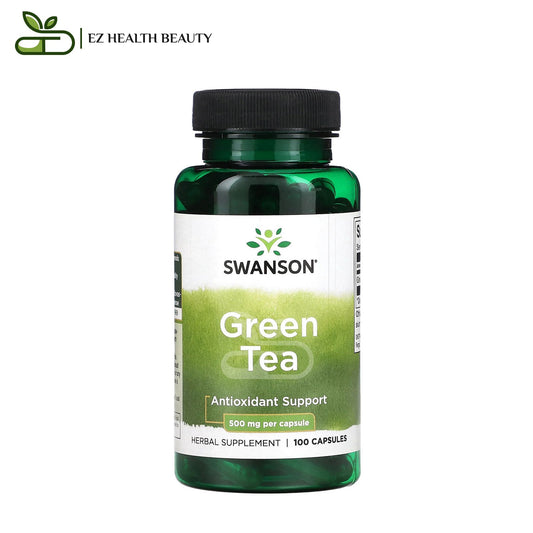 green tea pills Antioxidant Support Swanson 500 mg 100 Capsules