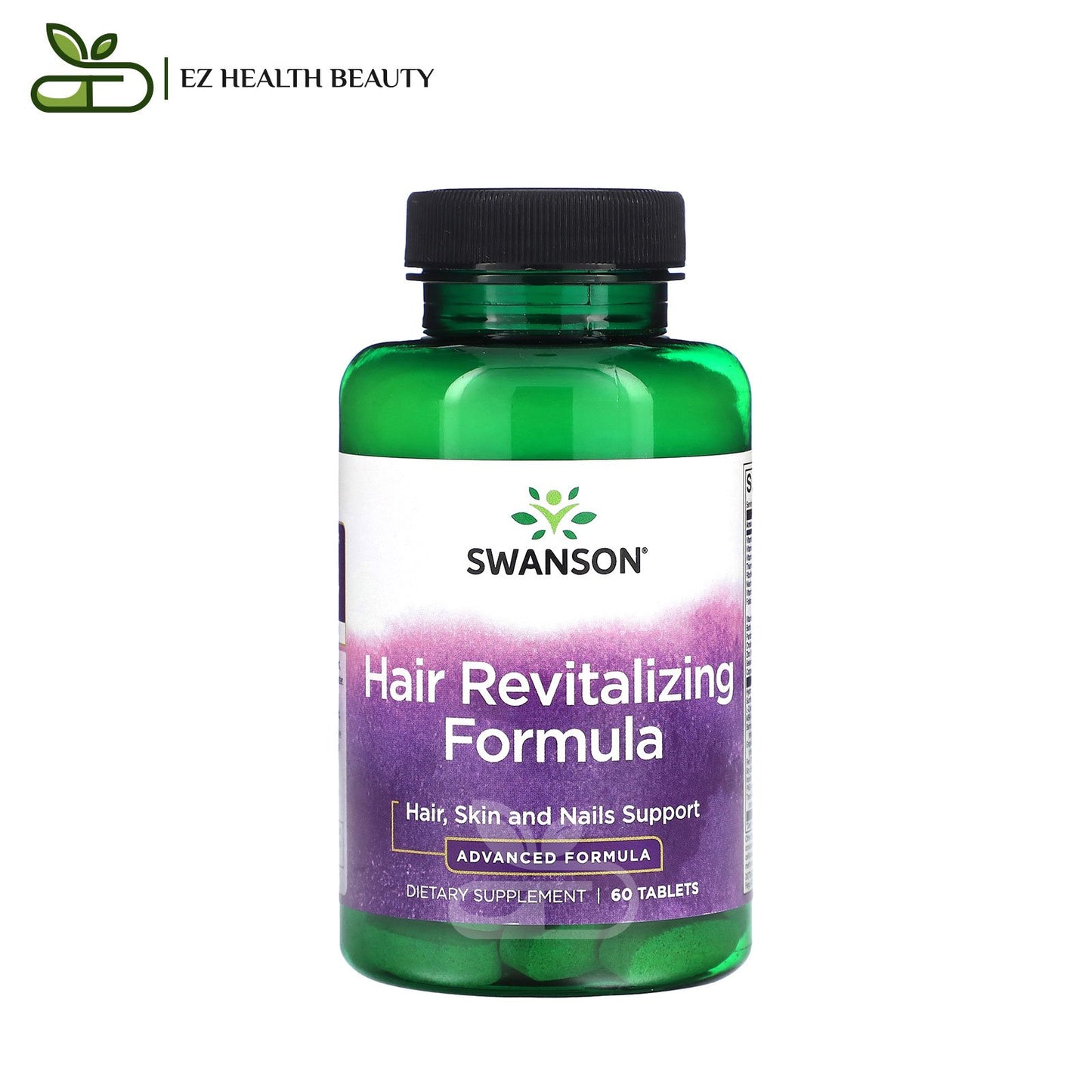 افضل حبوب للشعر لتجديد حيويته 60 قرصّا Hair Revitalizing Formula Swanson