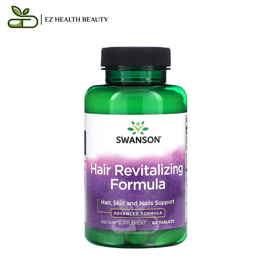 افضل حبوب للشعر لتجديد حيويته 60 قرصّا Hair Revitalizing Formula Swanson