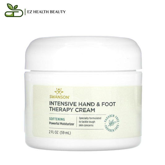 Intensive Foot And Hand Cream Powerful Moisturizer Swanson 2 fl oz (59 ml)