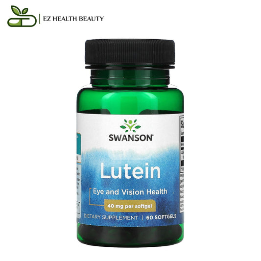 Lutein Supplement For Eye and Vision Health Swanson 60 Softgels