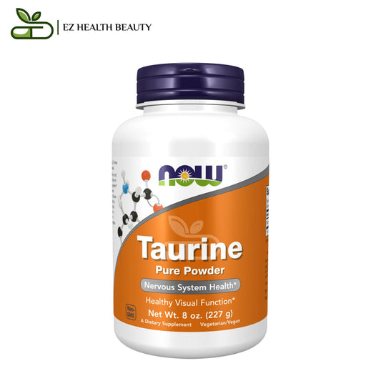 مكمل تورين لدعم صحة الجسم ناو فودز 227 جرام Taurine Pure Powder