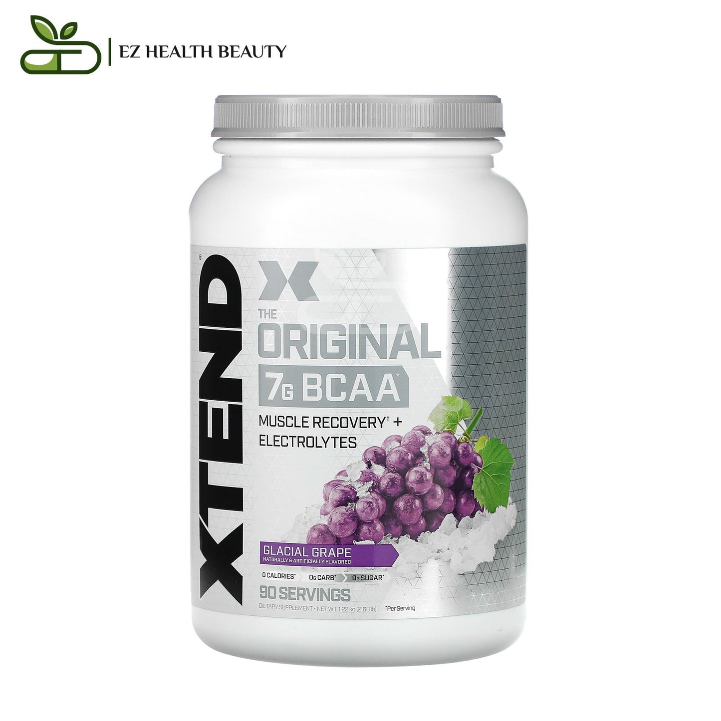 مشروب xtend إكستند أوريجينال لبناء العضلات بنكهة العنب الجليدي 1.22 كجم The Original 7G BCAA Xtend