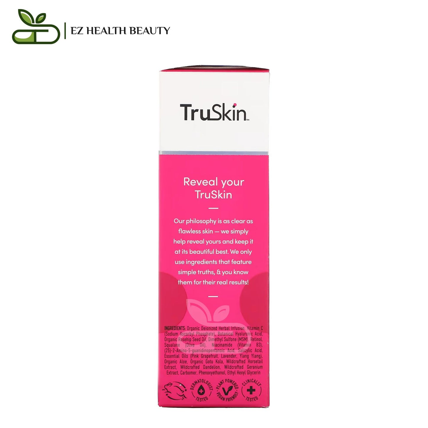 TruSkin سيروم فيتامين سي للوجه للتفتيح والترطيب 30 مل - TruSkin Vitamin C Super Serum+, 1 fl oz (30 ml)