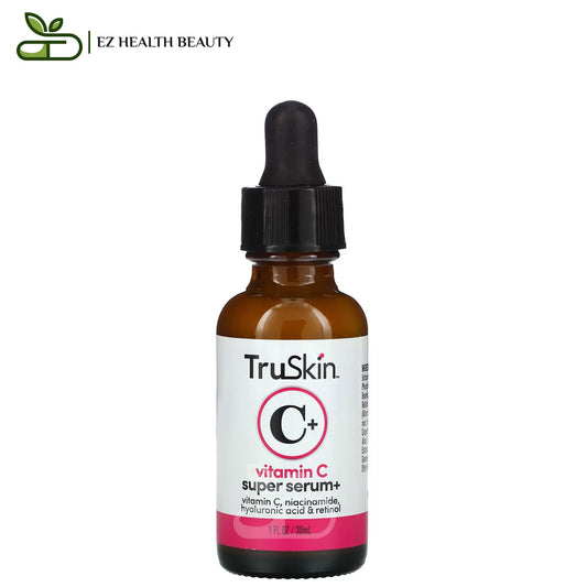 TruSkin سيروم فيتامين سي للوجه للتفتيح والترطيب 30 مل - TruSkin Vitamin C Super Serum+, 1 fl oz (30 ml)