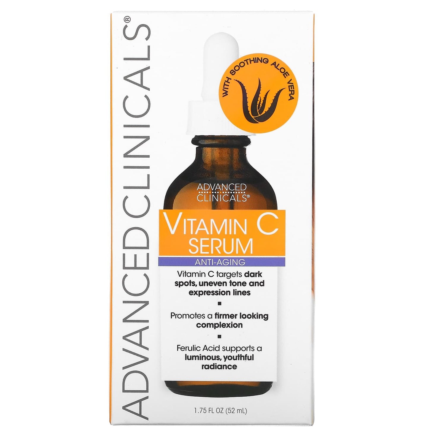 سيروم فيتامين سي ادفانسد كلينك لاستعادة الشباب ومقاومة الشيخوخة 52 مل - advanced clinicals vitamin c serum