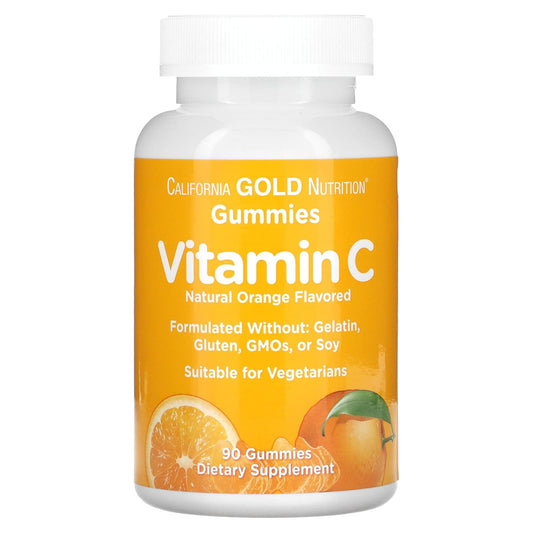 gummies فيتامين سي للاطفال لتعزيز جهاز المناعة كاليفورنيا غولد نيوتريشن 90 علكة - Vitamin C Gummies California Gold Nutrition