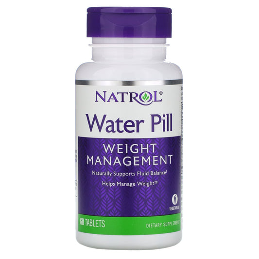 Natrol water retention tablets for weight management - 60 tablets