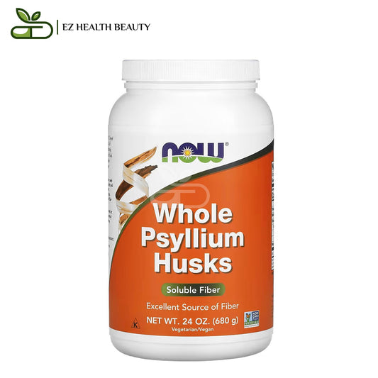 قشور السيليوم لسهولة الهضم 24 أونصة (680 جم) Whole Psyllium Husks NOW Foods