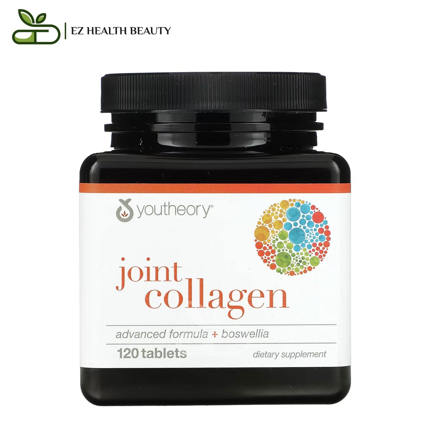 Joint Collagen Pills Advanced Formula + Boswellia Youtheory 120 Tablets