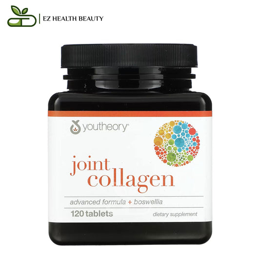 Joint Collagen Pills Advanced Formula + Boswellia Youtheory 120 Tablets