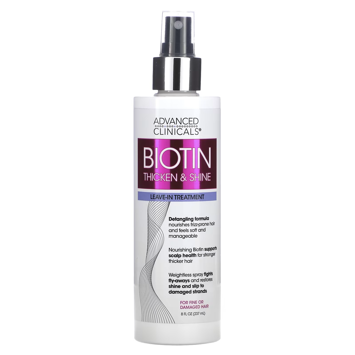 Advanced Clinicals Biotin Leave In Treatment Spray 237 ml