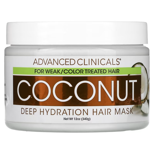 ماسك جوز الهند للشعر الجاف والتالف ادفانسد كلينك 340 جم advanced clinicals coconut hair mask