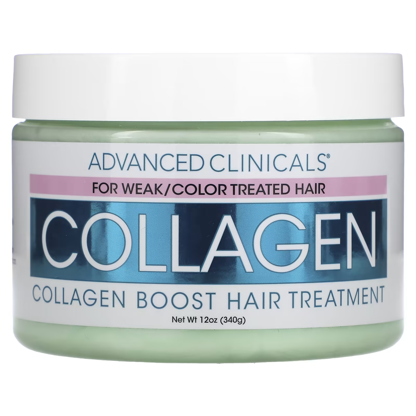 معالج الشعر بالكولاجين ادفانسد كلينك لترطيب الشعر 340 جم Advanced Clinicals Collagen Boost Hair Treatment