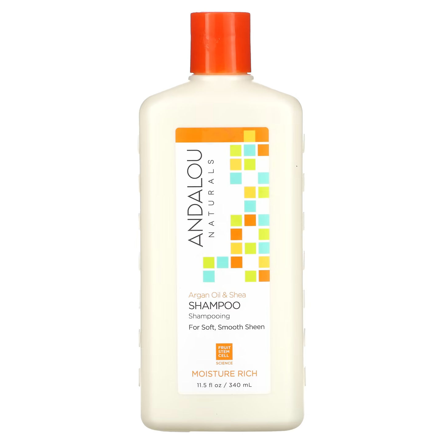 Andalou Naturals Shampoo Moisture Rich Argan Oil &amp; Shea butter - 340 ML