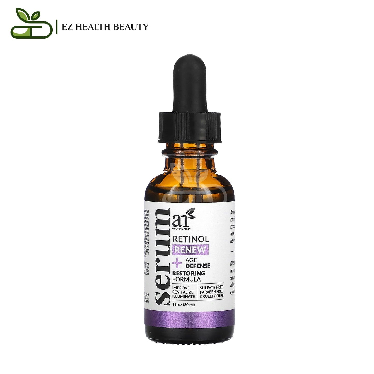 Retinol Renew Serum Age Defense and Restoring Formula Artnaturals 30 ML