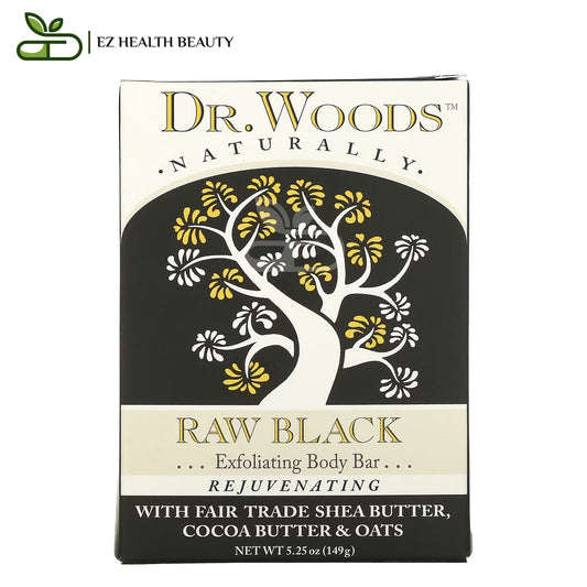 Dr Woods Body Bar Raw Black Soap 149 GM