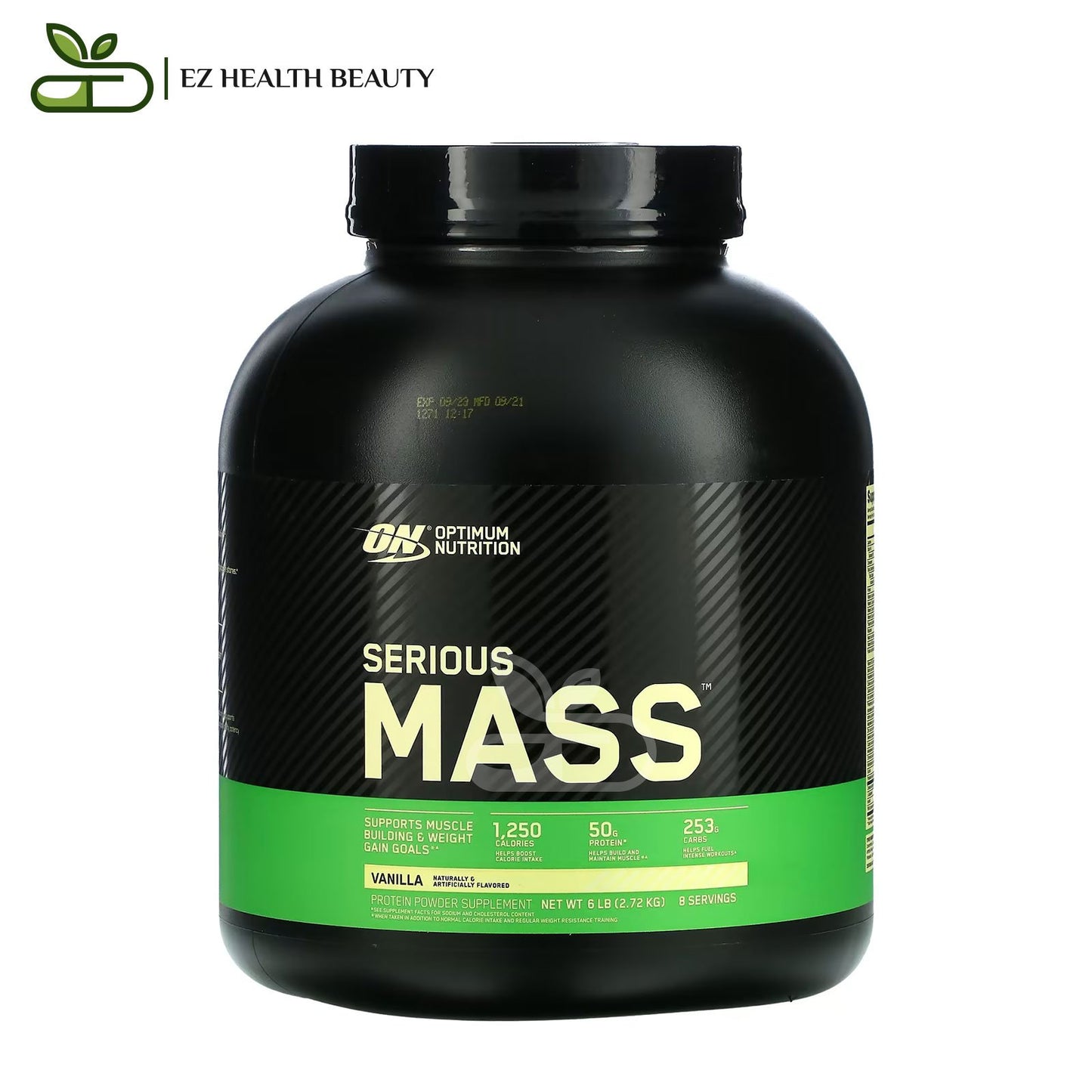 Serious Mass Protein Powder Supplement Vanilla Optimum Nutrition (2.72 kg)